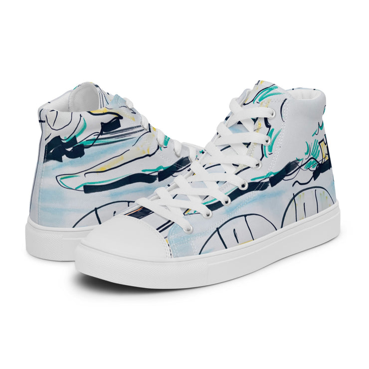 Art Men’s high top canvas shoes