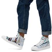 Art Men’s high top canvas shoes