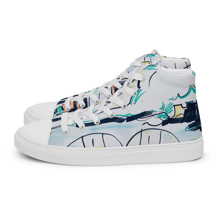 Art Men’s high top canvas shoes