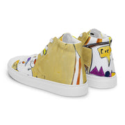 Player Art  Men’s high top canvas shoes