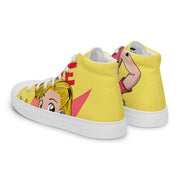 A Peace-Love Men’s high top canvas shoes