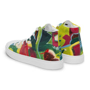 New Art printed Men’s high top canvas shoes