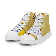 Player Art  Men’s high top canvas shoes