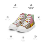 A Peace Lover Men’s high top canvas shoes