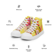 A Peace-Love Men’s high top canvas shoes