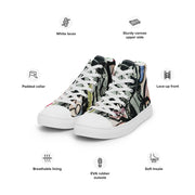 A Peace-Love Men’s high top canvas shoes