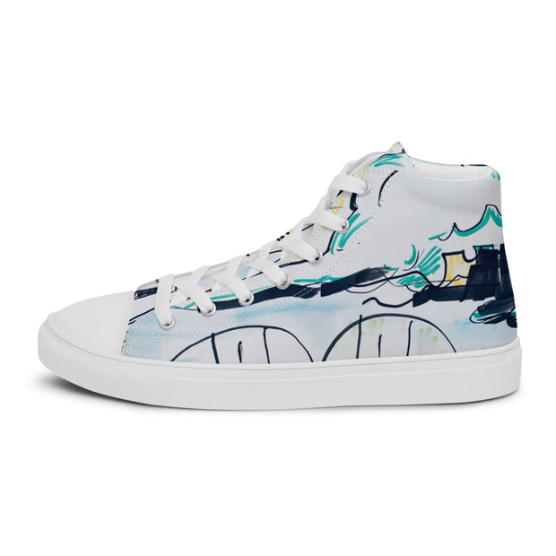 Art Men’s high top canvas shoes