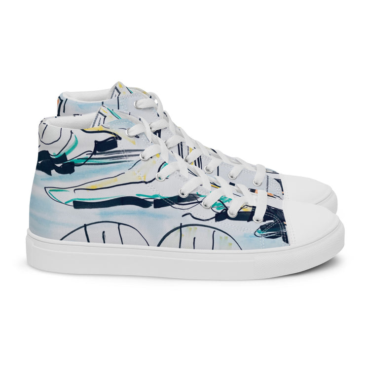 Art Men’s high top canvas shoes