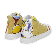 Player Art  Men’s high top canvas shoes