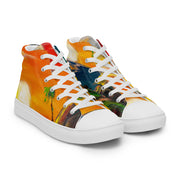 Men’s high top canvas shoes