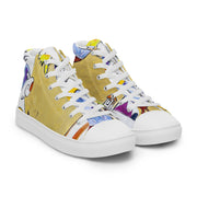 Player Art  Men’s high top canvas shoes