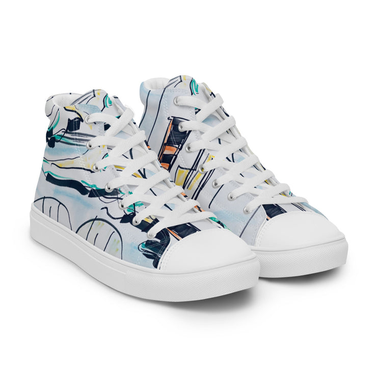 Art Men’s high top canvas shoes