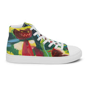 New Art printed Men’s high top canvas shoes