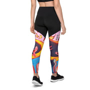 Abstract Art women Sports Leggings