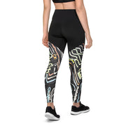 Abstract Art women Sports Leggings