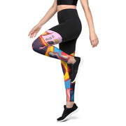 Abstract Art women Sports Leggings