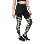 Abstract Art women Sports Leggings