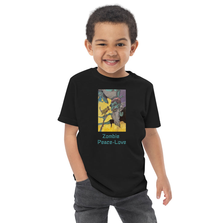 Zombie Peace Talk Toddler jersey t-shirt