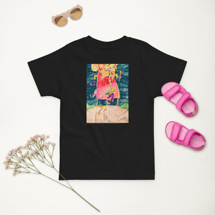 Art Printed Toddler jersey t-shirt