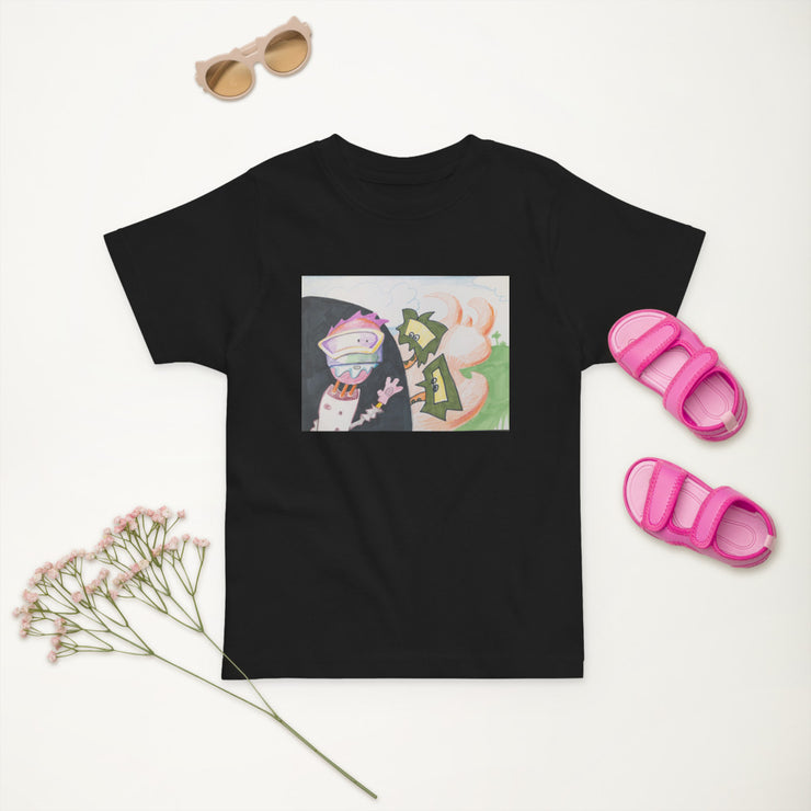 Art Printed Toddler jersey t-shirt