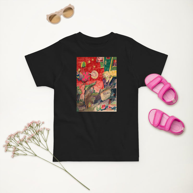 Art Printed Toddler jersey t-shirt