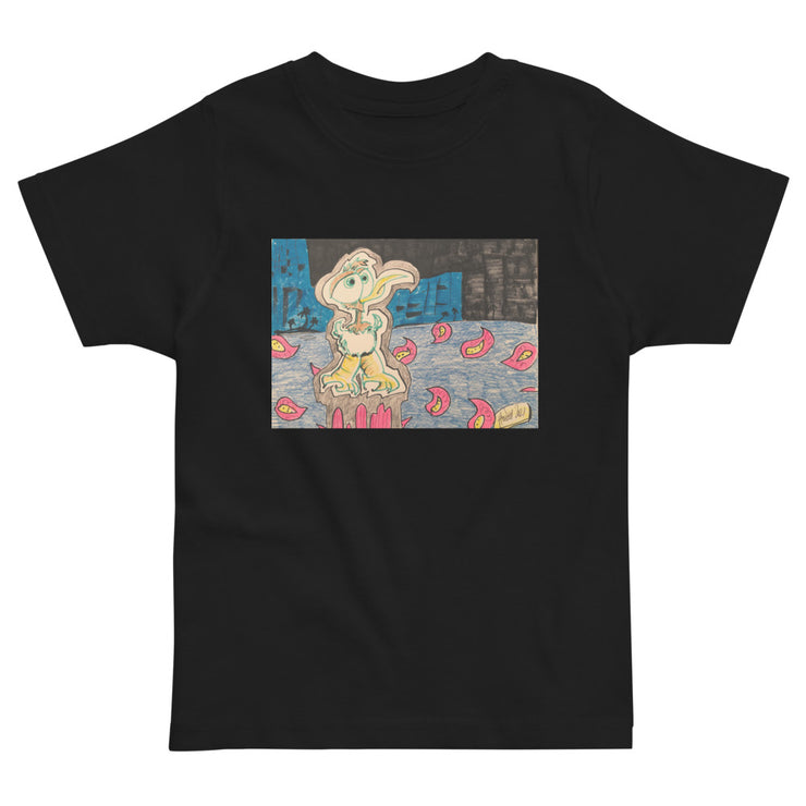 Art printed Toddler jersey t-shirt