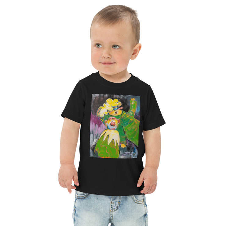 Mother Son Art Toddler jersey t-shirt