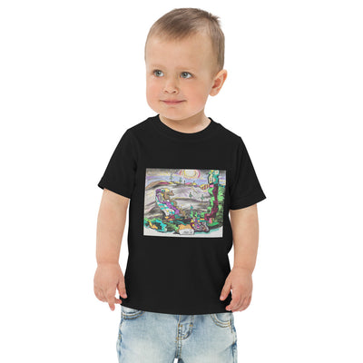 Art Printed Toddler jersey t-shirt