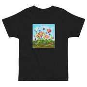 Flower Art Toddler jersey t-shirt