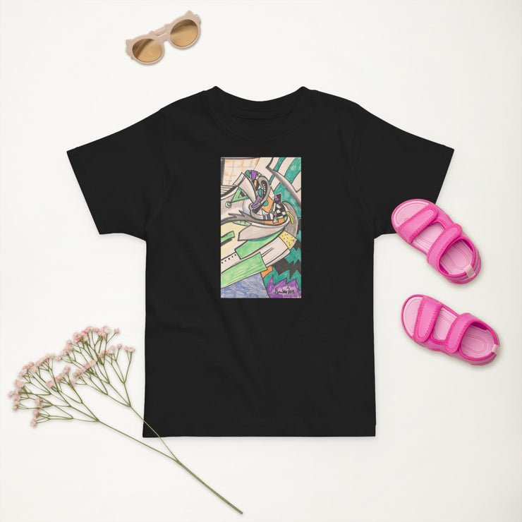 Art Printed Toddler jersey t-shirt