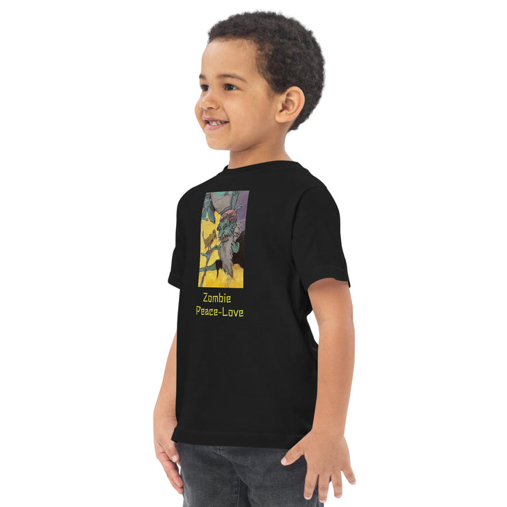 Zombie Peace Toddler jersey t-shirt