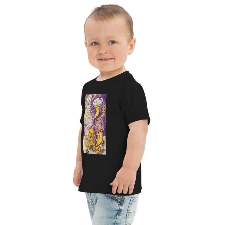 Art Printed Toddler jersey t-shirt