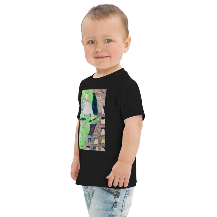 Art Printed Toddler jersey t-shirt