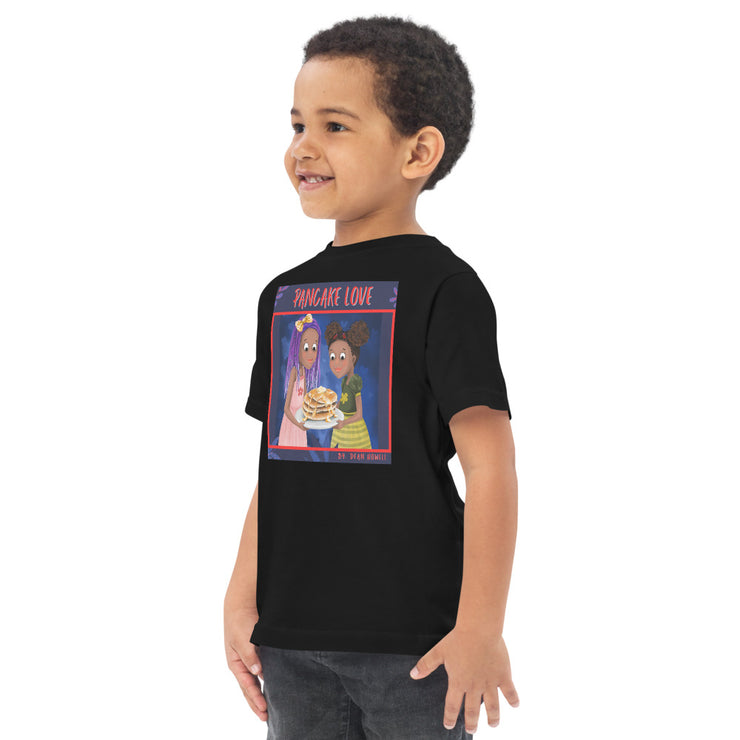 Pace-Love Pancake Toddler jersey t-shirt