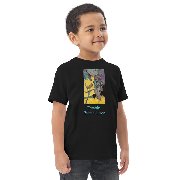 Zombie Peace Talk Toddler jersey t-shirt