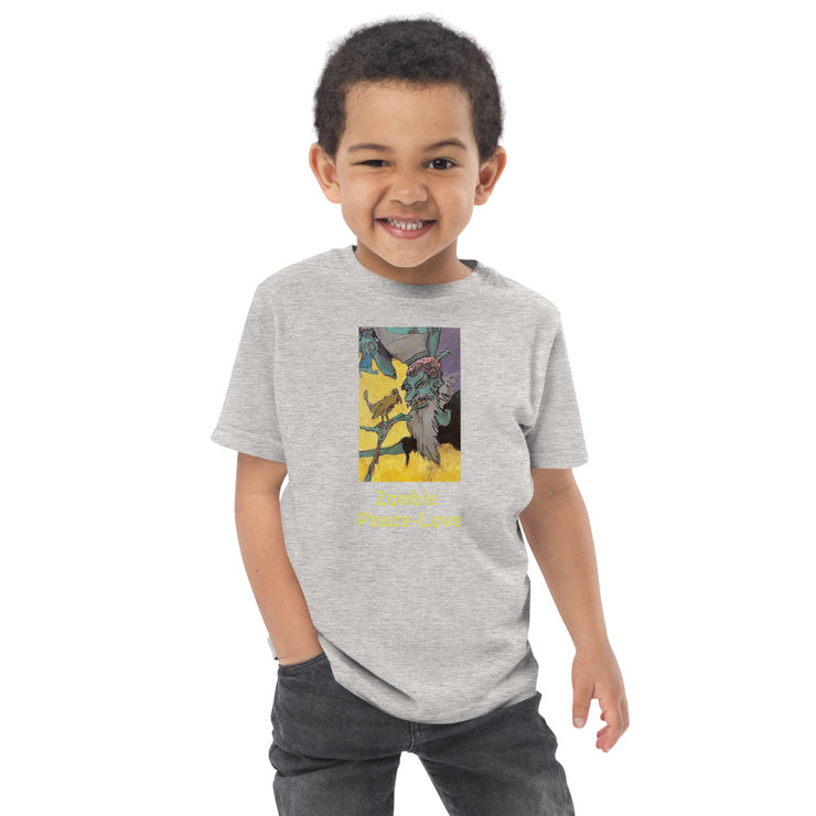 Zombie Peace Toddler jersey t-shirt