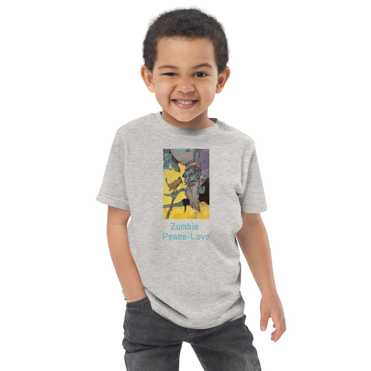 Zombie Peace Talk Toddler jersey t-shirt