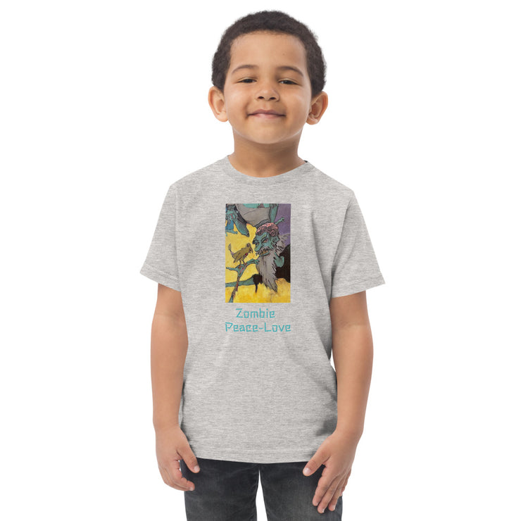 Zombie Peace Talk Toddler jersey t-shirt