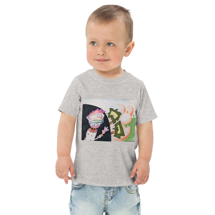 Art Printed Toddler jersey t-shirt