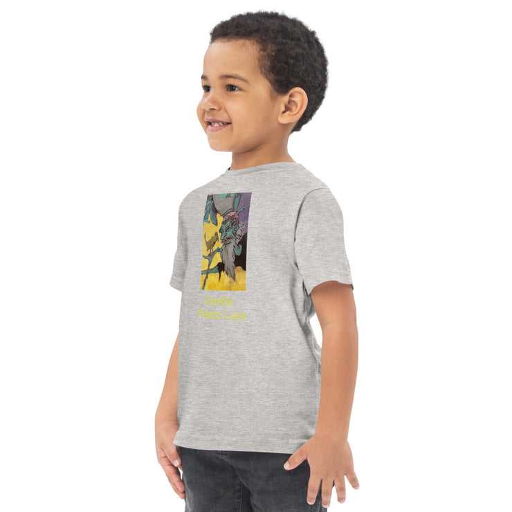 Zombie Peace Toddler jersey t-shirt