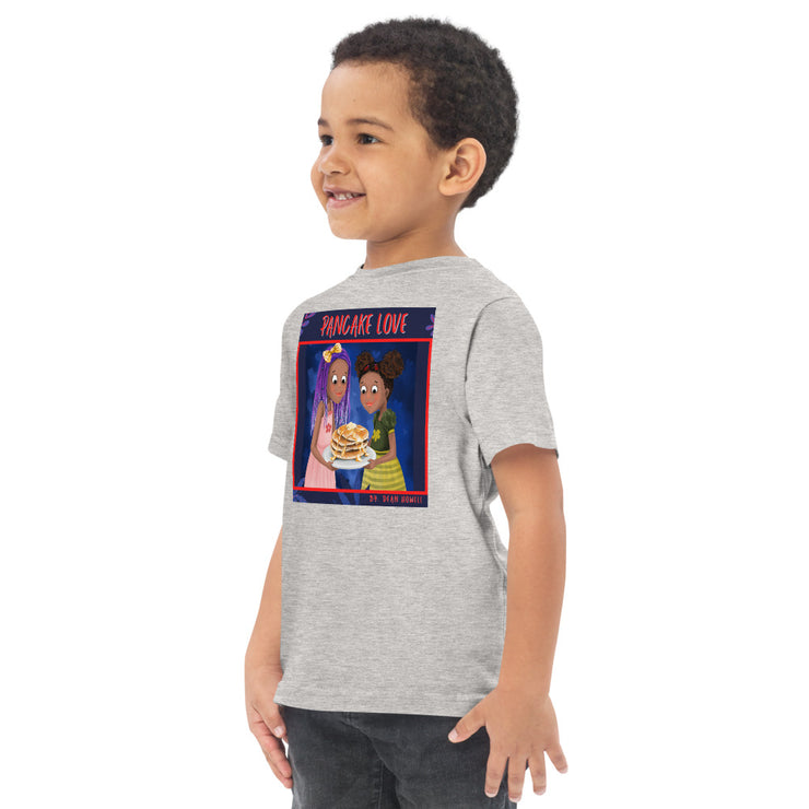 Pace-Love Pancake Toddler jersey t-shirt