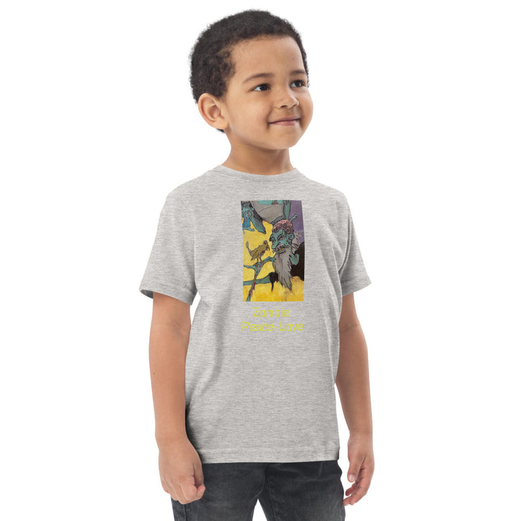 Zombie Peace Toddler jersey t-shirt