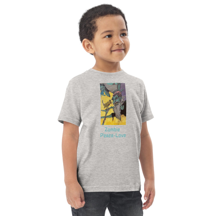 Zombie Peace Talk Toddler jersey t-shirt