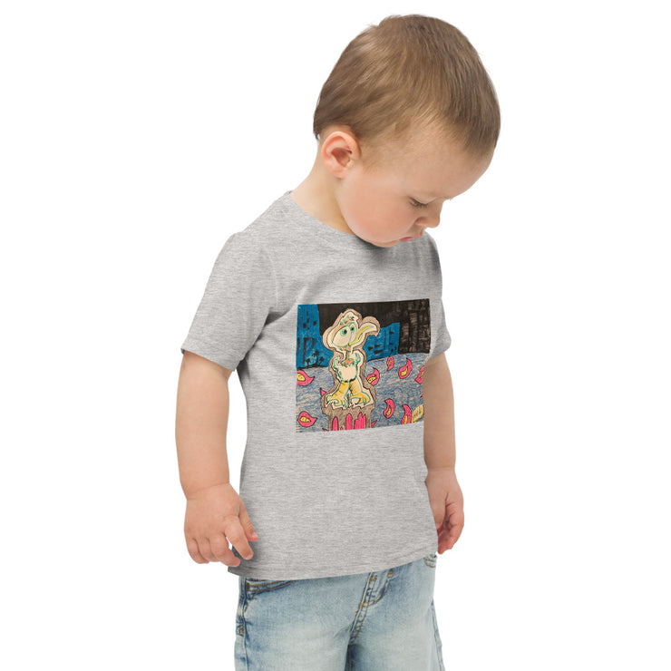 Art printed Toddler jersey t-shirt