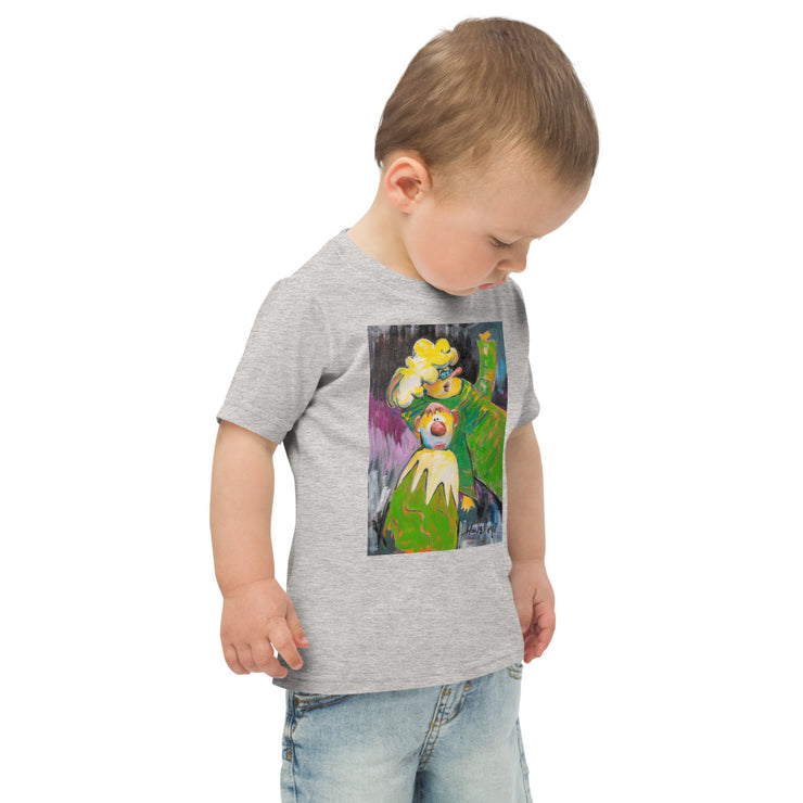 Mother Son Art Toddler jersey t-shirt