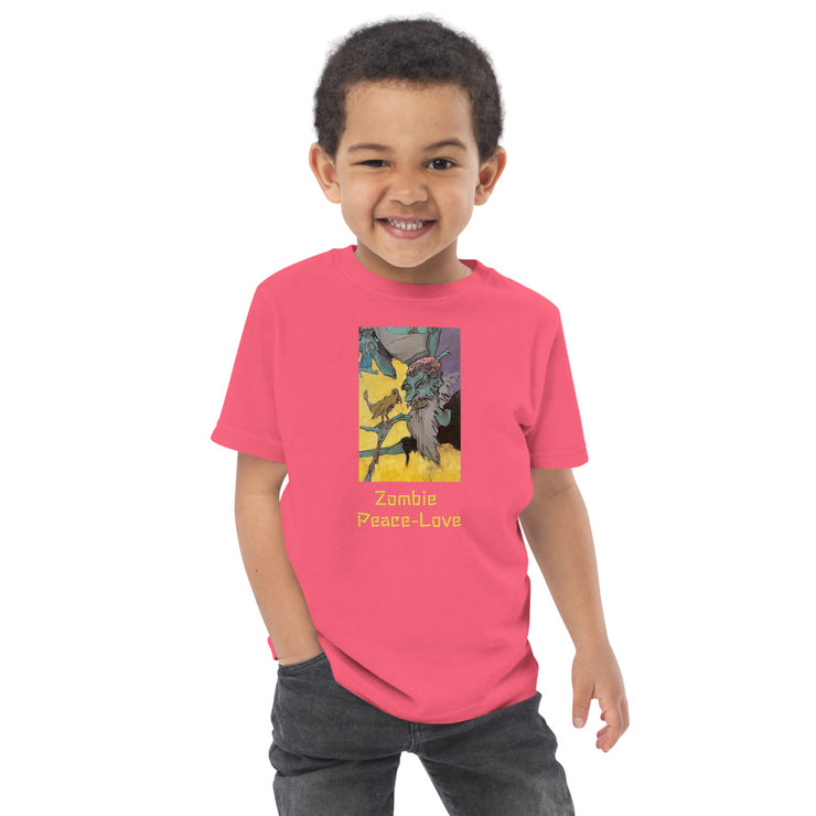 Zombie Peace Toddler jersey t-shirt