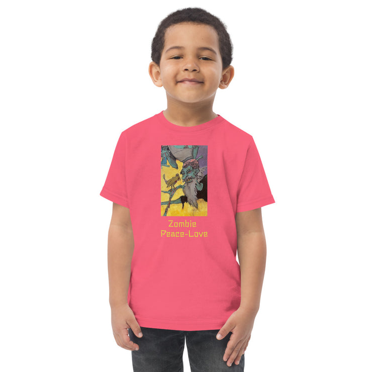 Zombie Peace Toddler jersey t-shirt