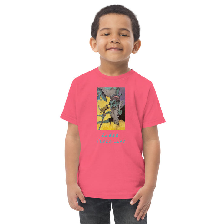 Zombie Peace Talk Toddler jersey t-shirt