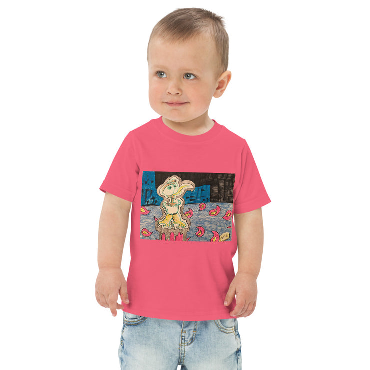 Art printed Toddler jersey t-shirt