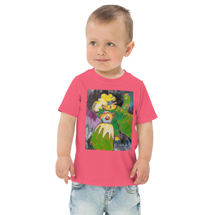 Mother Son Art Toddler jersey t-shirt